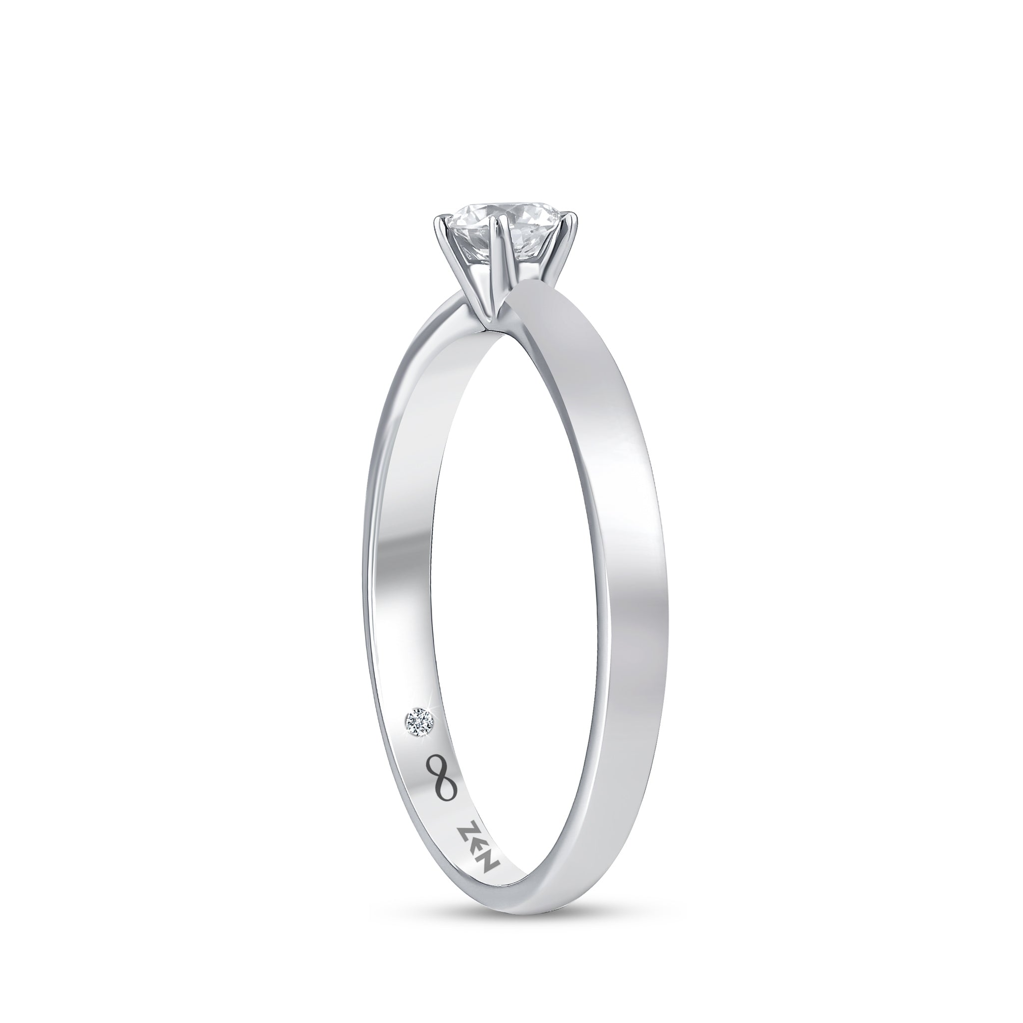 Diamond Solitaire Engagement Ring