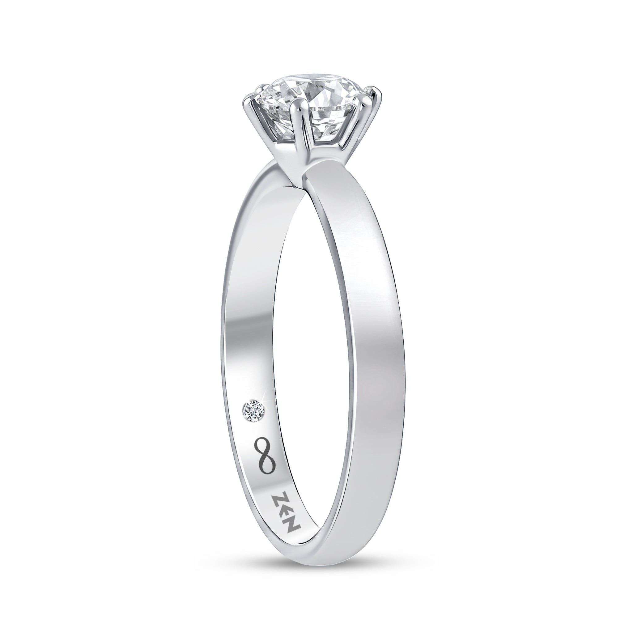 Diamond Solitaire Engagement Ring