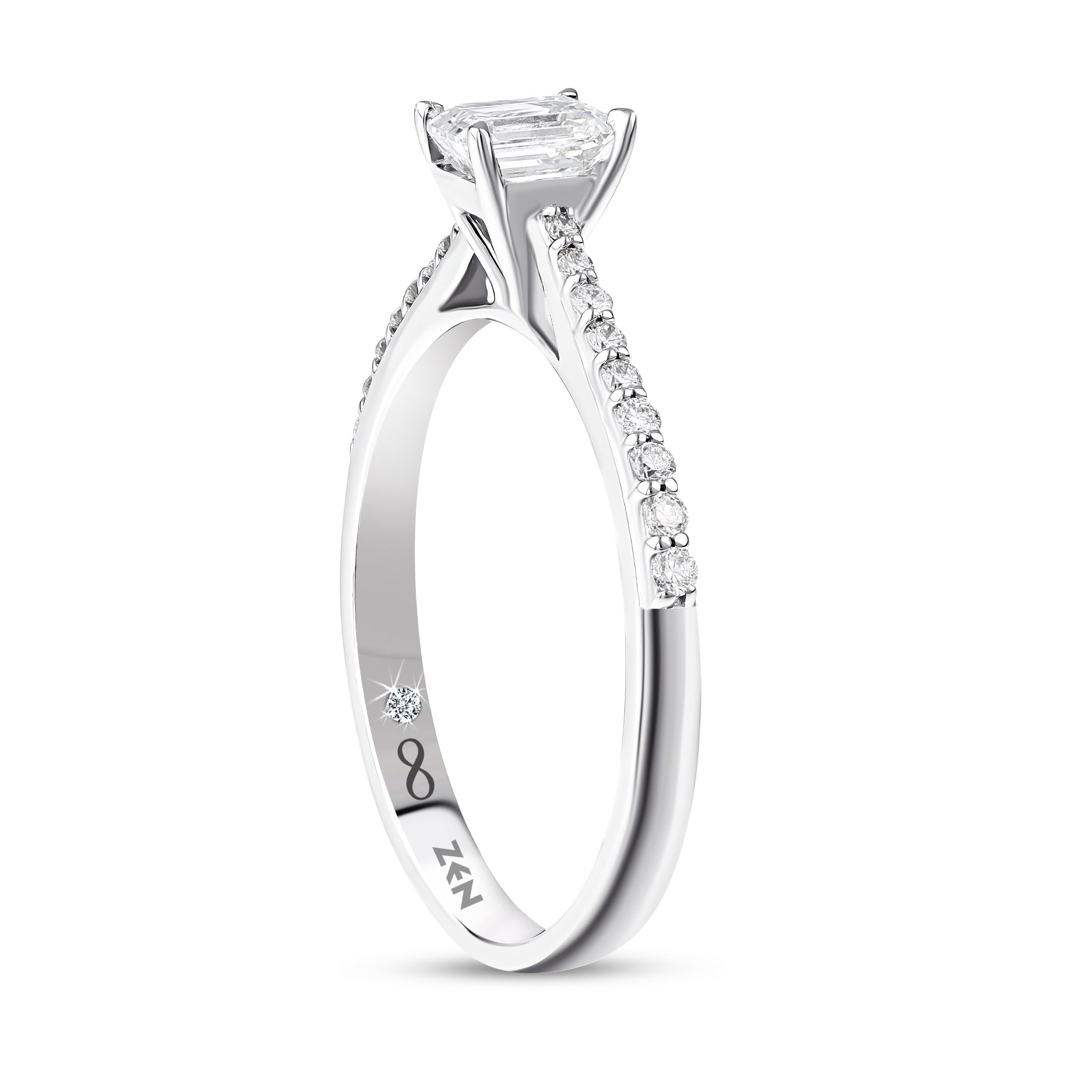 Solitaire Diamond Engagement Ring