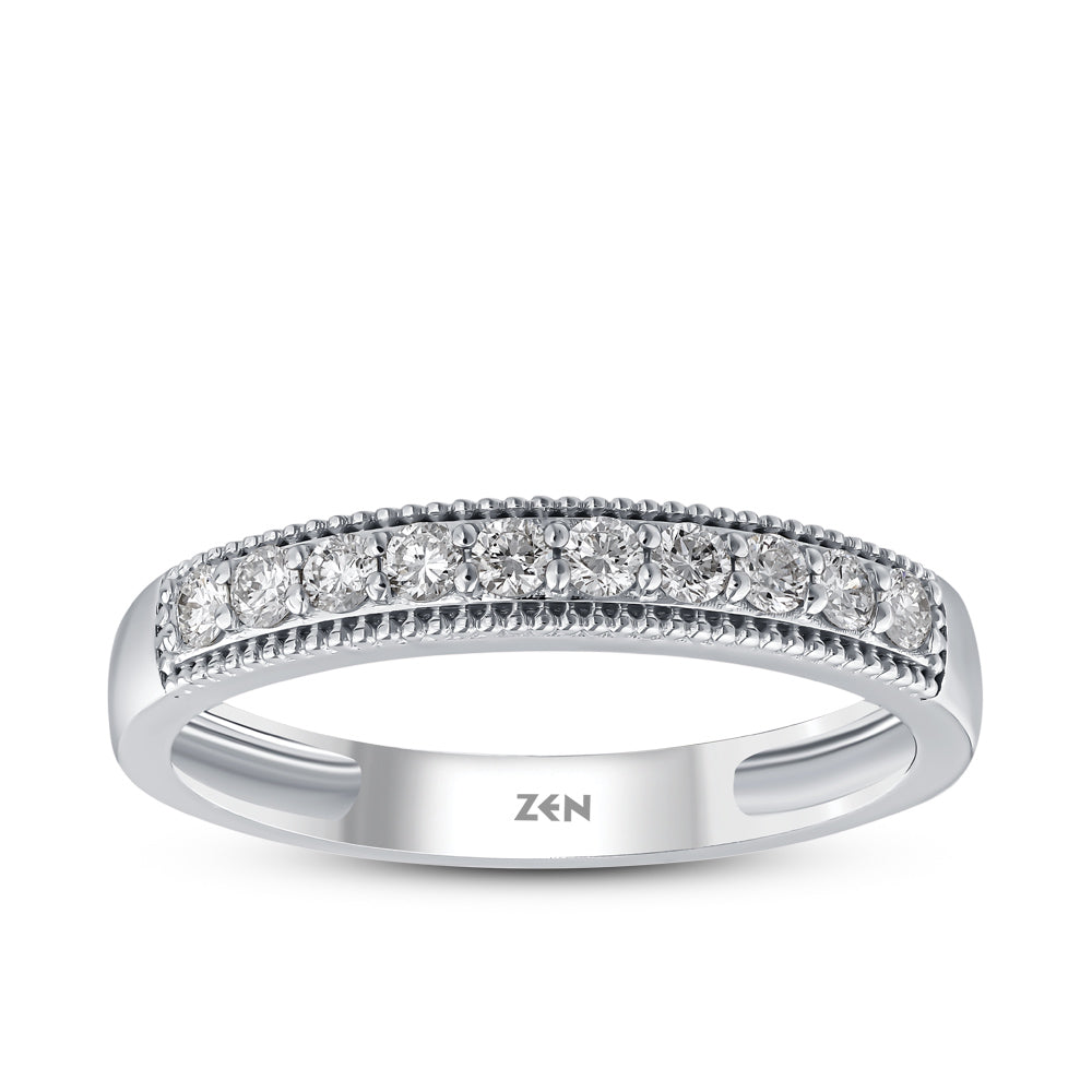 Half Eternity Diamond Ring