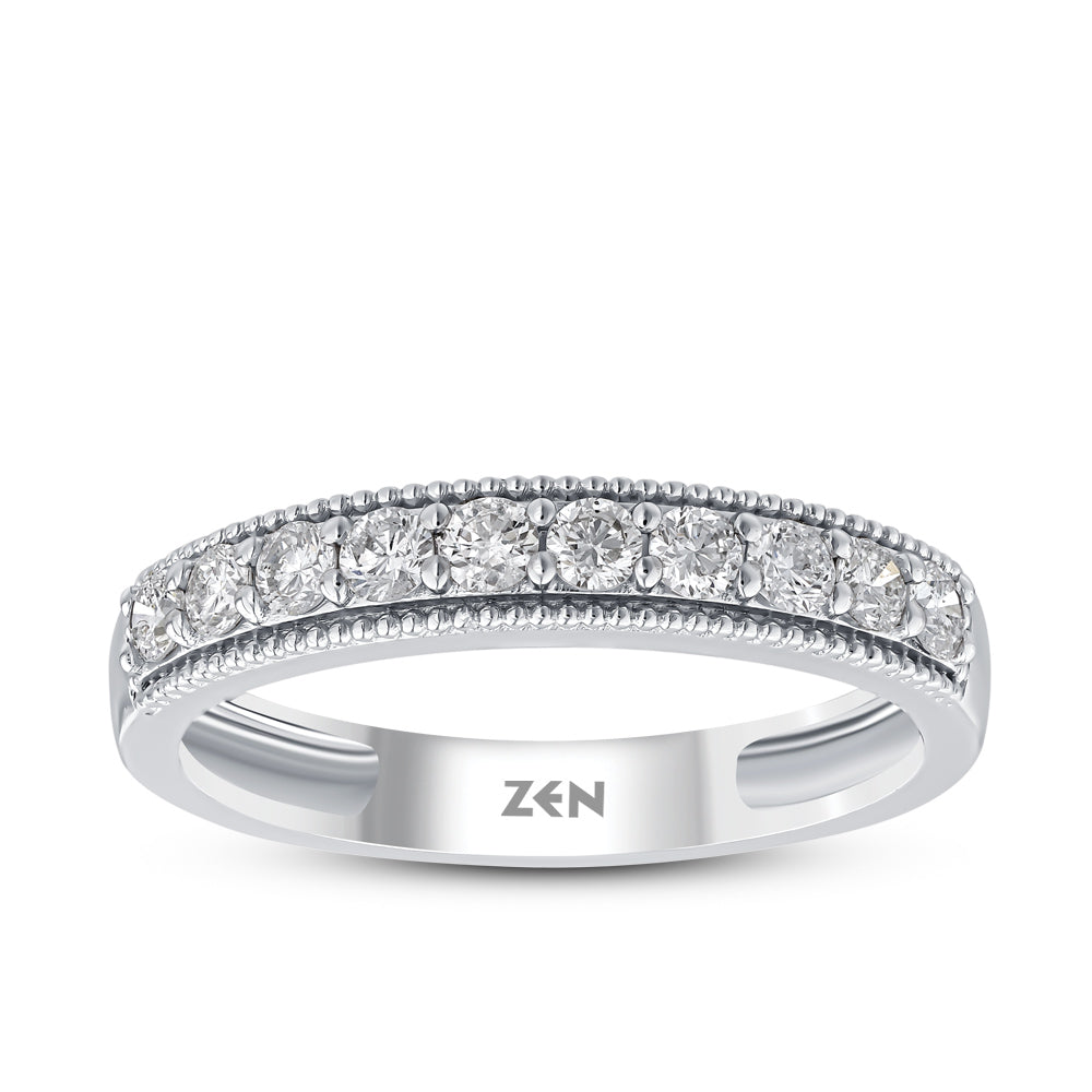 Half Eternity Diamond Ring