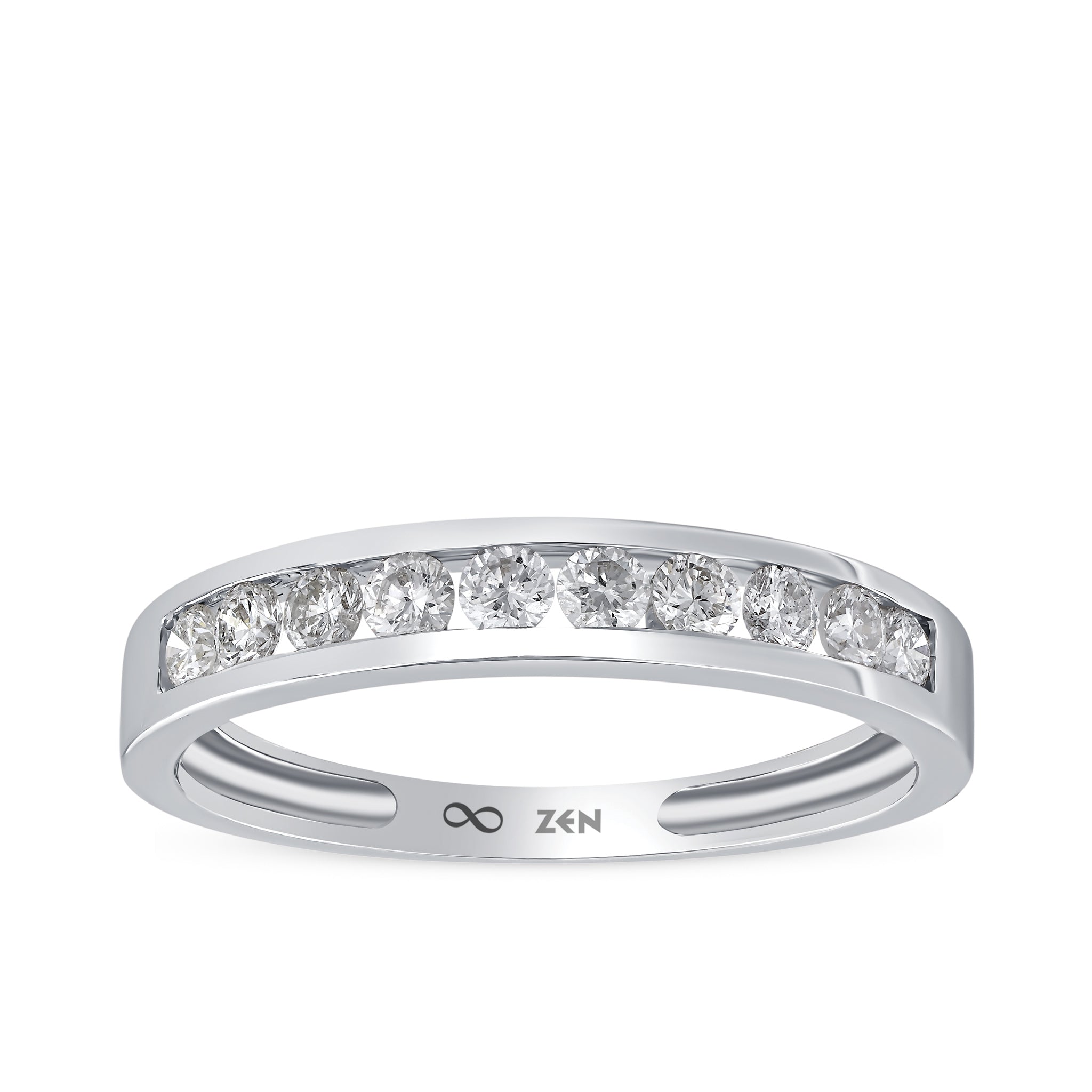 Diamond Half Eternity Ring