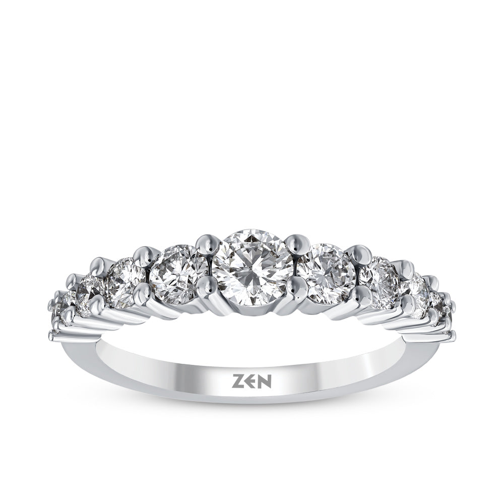 Half Eternity Diamond Ring