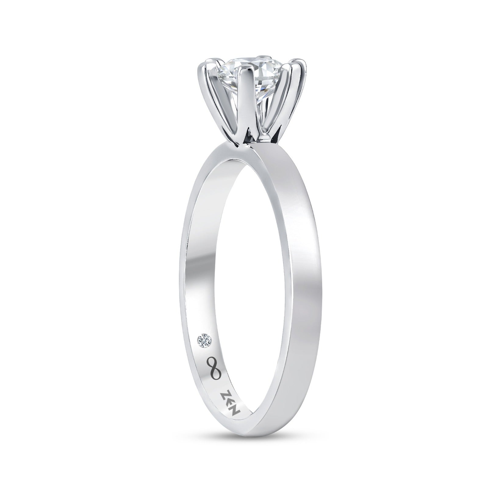 Diamond Solitaire Engagement Ring