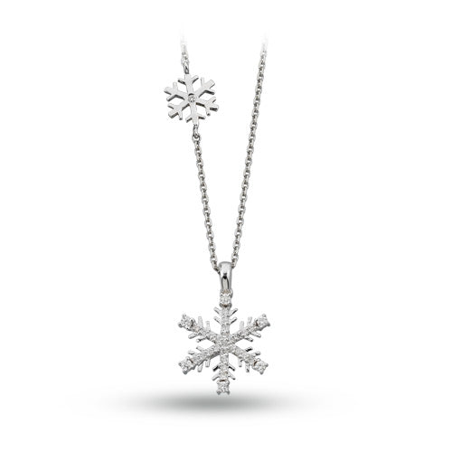 Snowflake Pendant with Chain