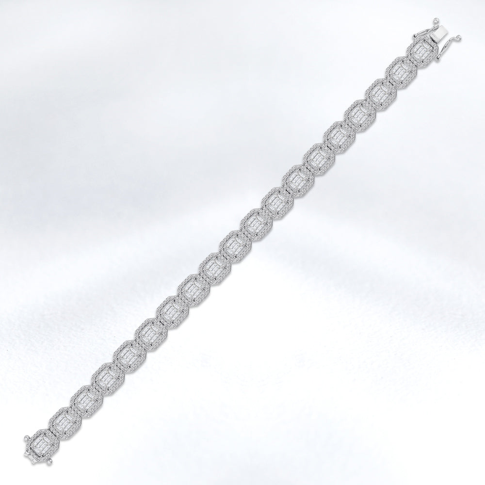 Baguette Diamond Bracelet