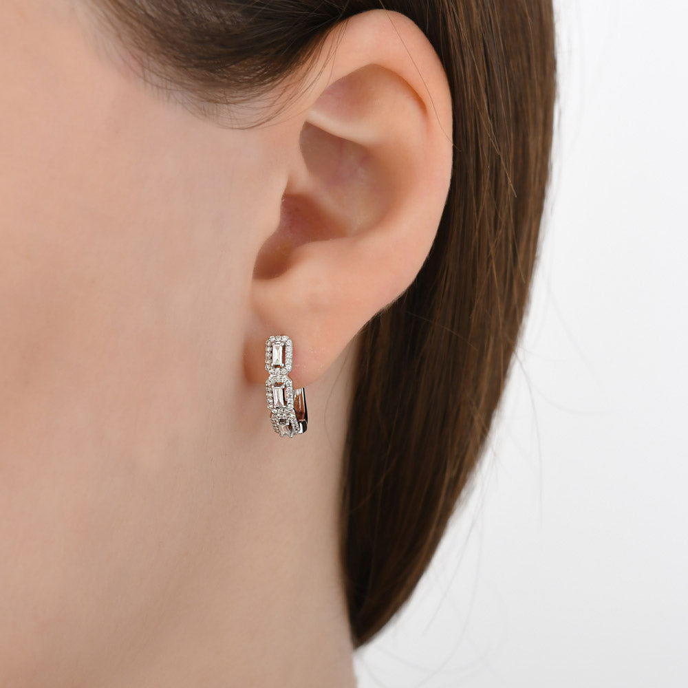 Baguette Diamond Earrings