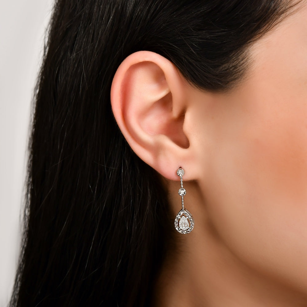 Baguette Diamond Earrings
