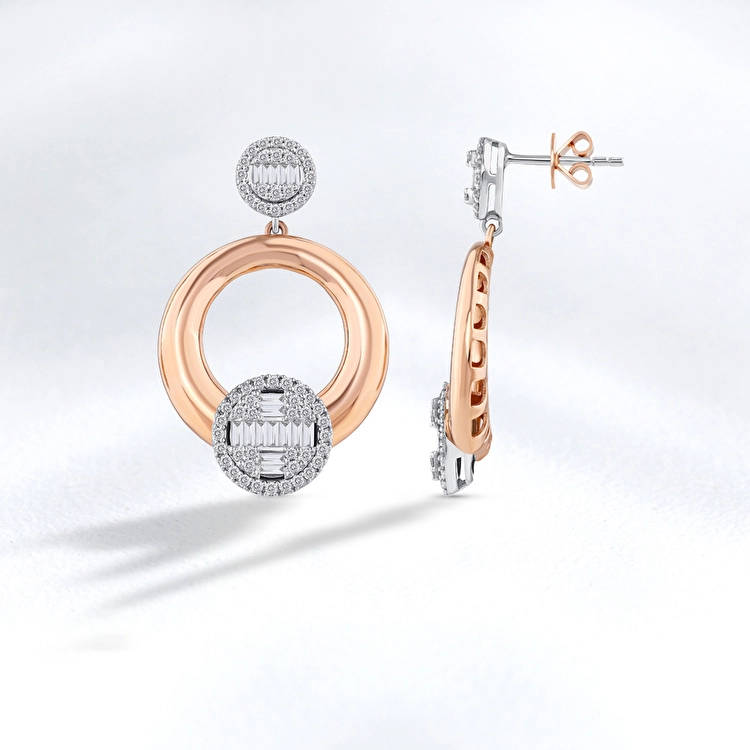 Baguette Diamond Earrings