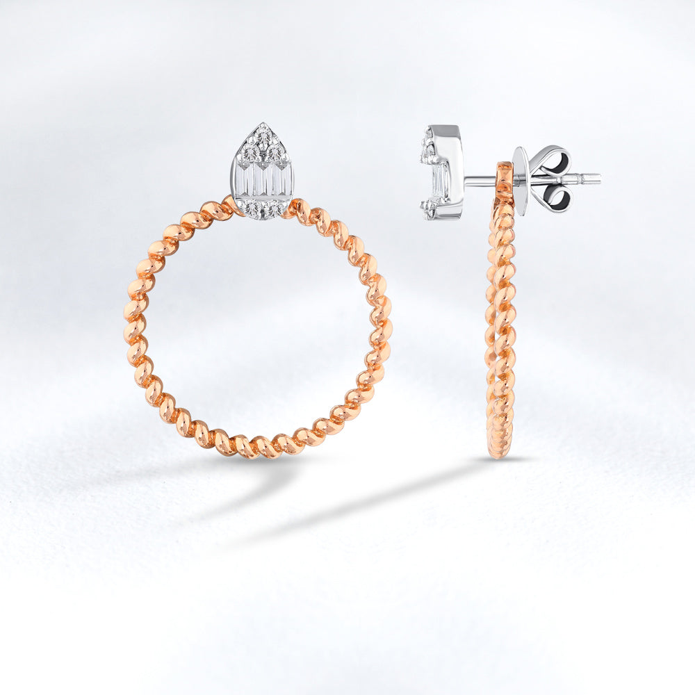 Baguette Diamond Earrings