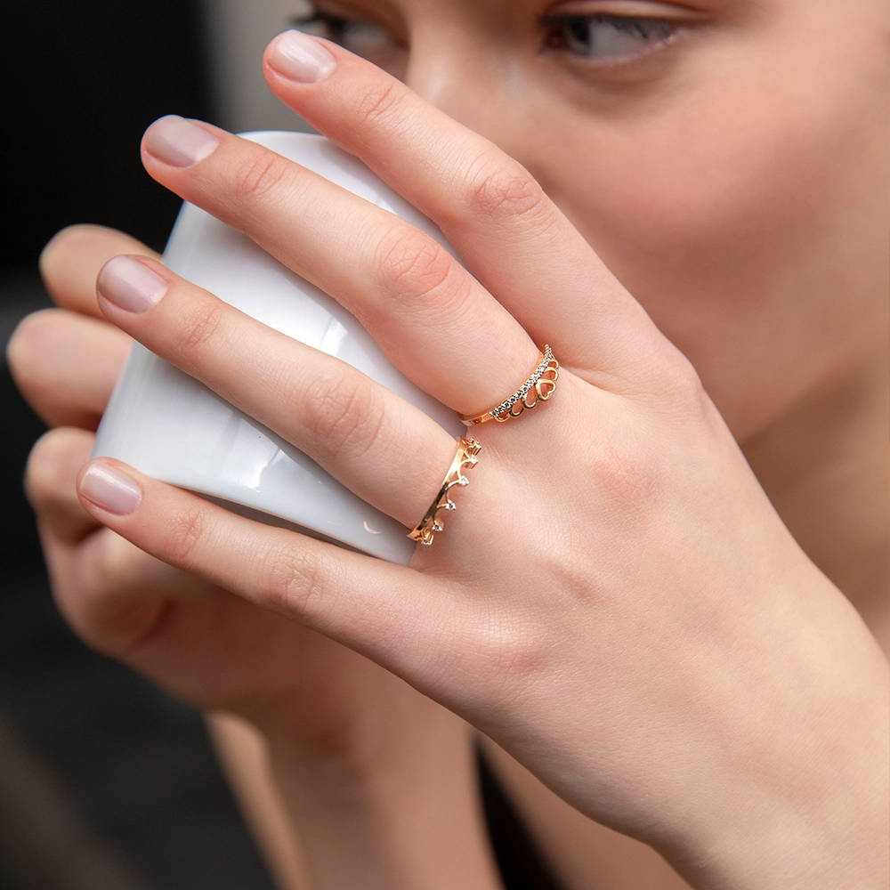 Crown Diamond Ring