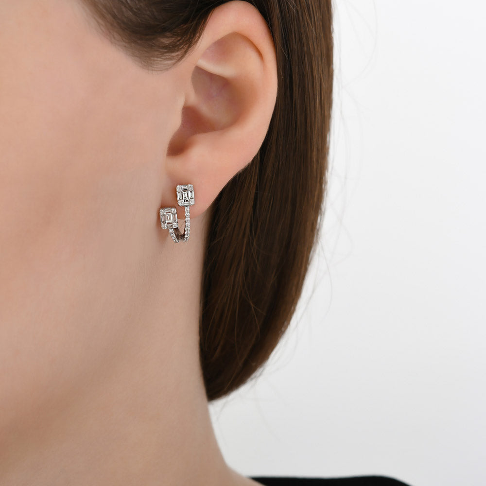 Baguette Diamond Earrings