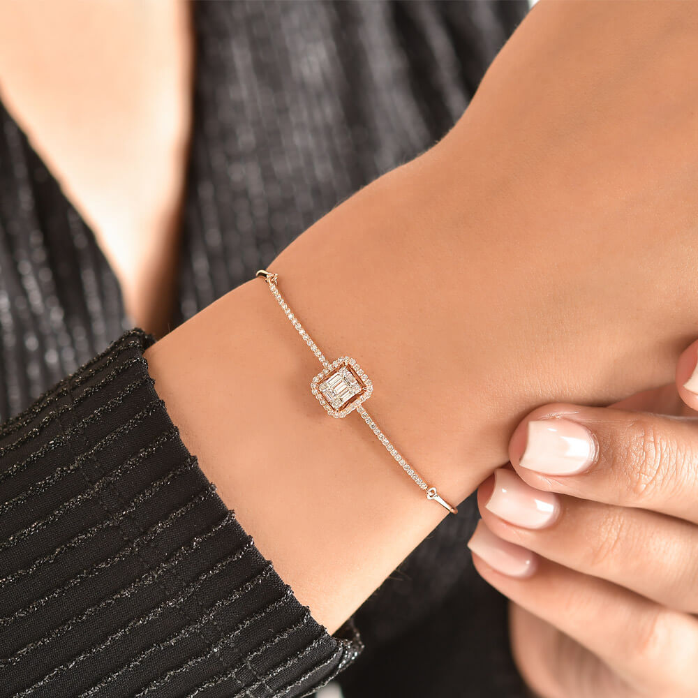 Baguette Diamond Bracelet