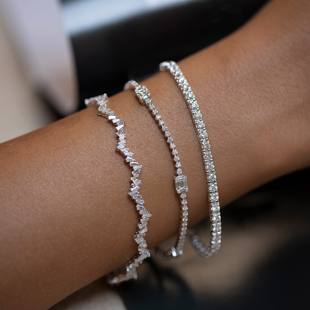 Baguette Diamond Bracelet