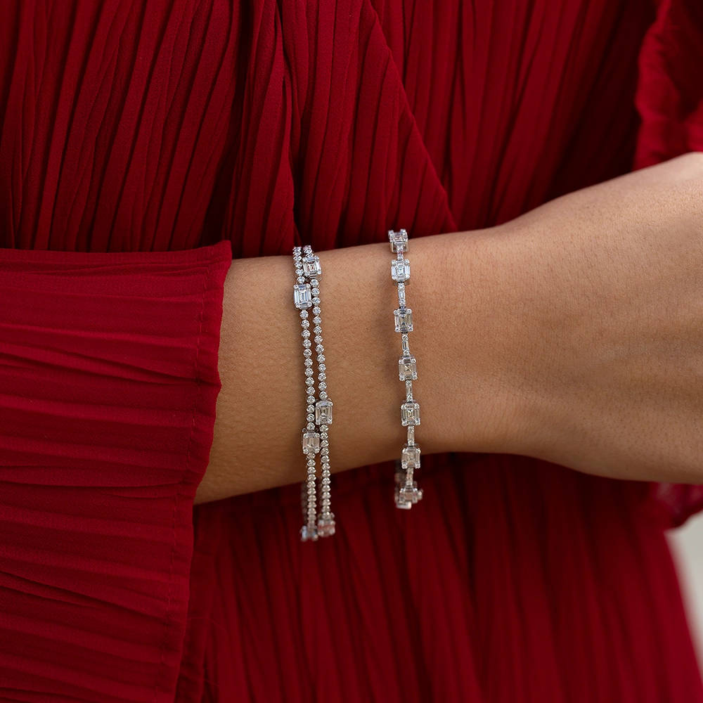 Baguette Diamond Bracelet