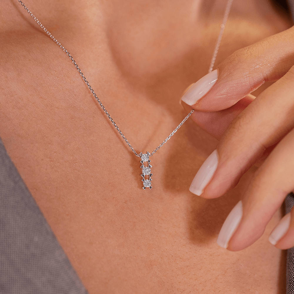 Tria Diamond Necklace