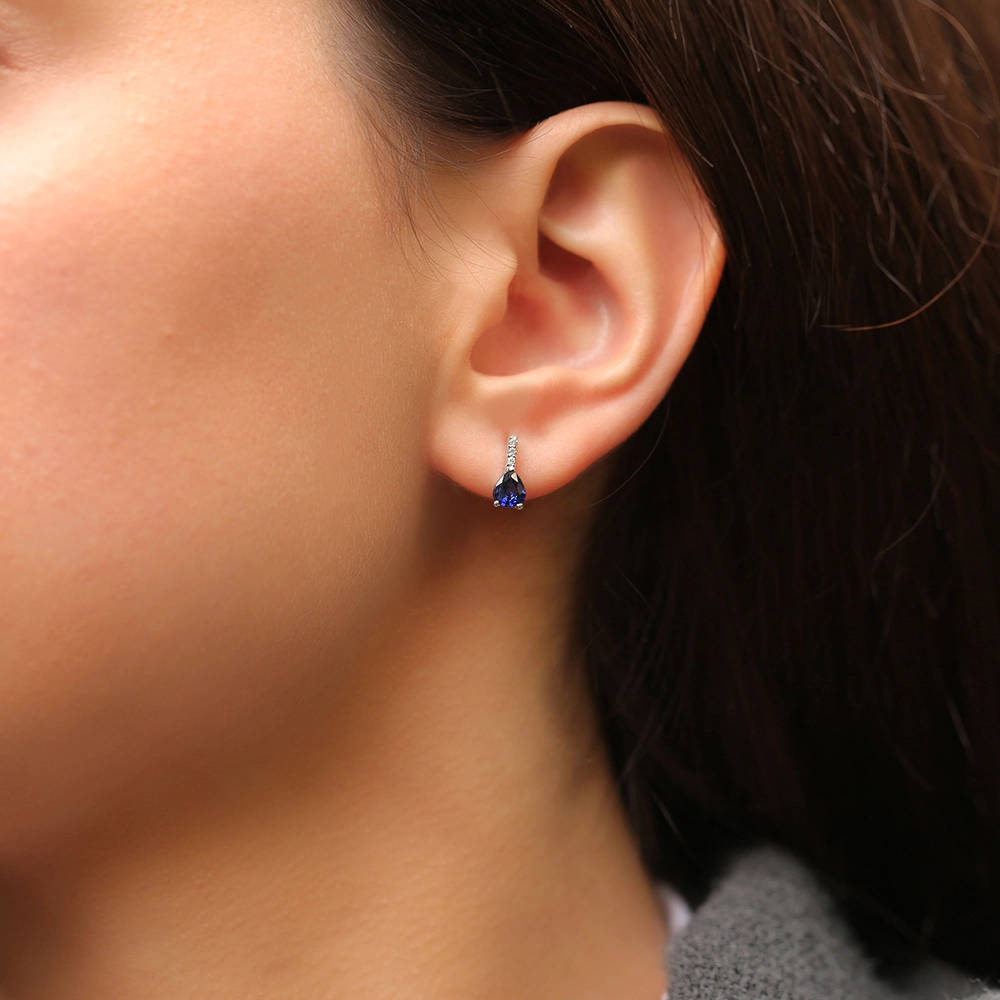 Sapphire Stud Earrings