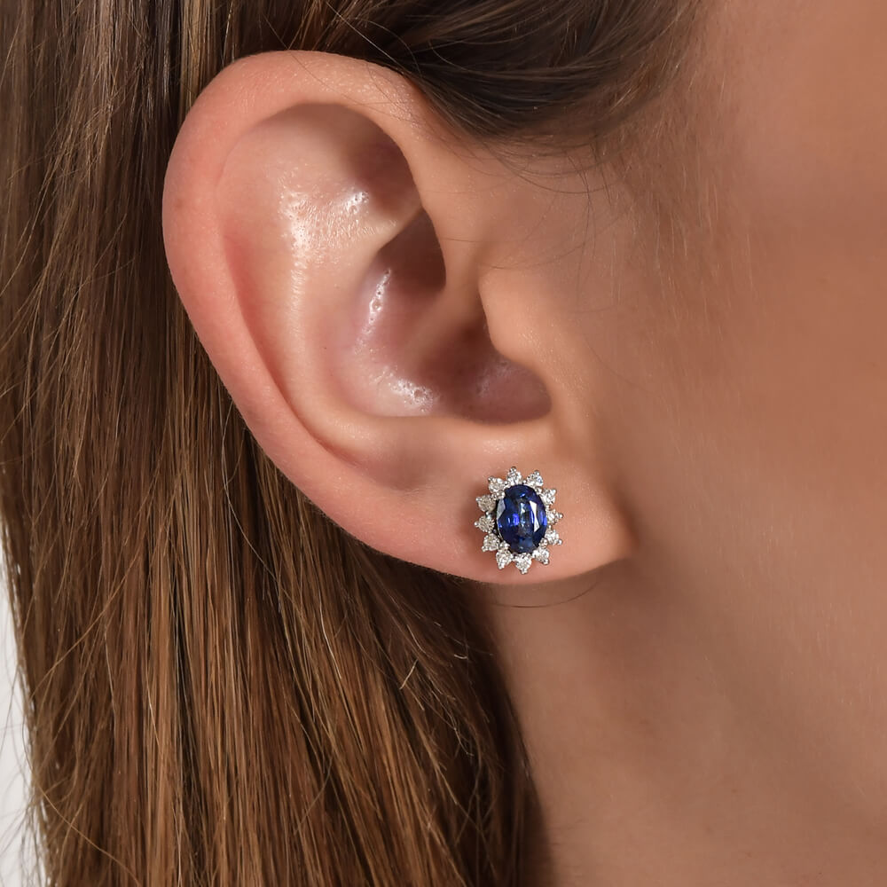 Sapphire Stud Earrings
