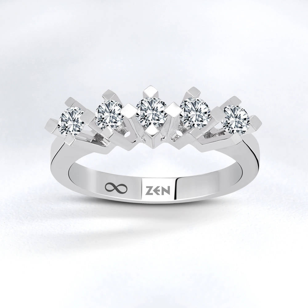 Five Stone Diamond Ring