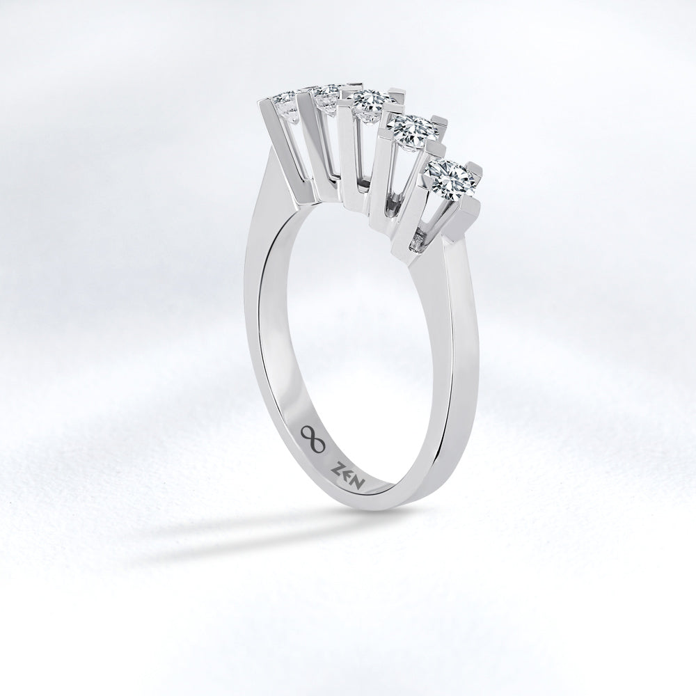 Five Stone Diamond Ring
