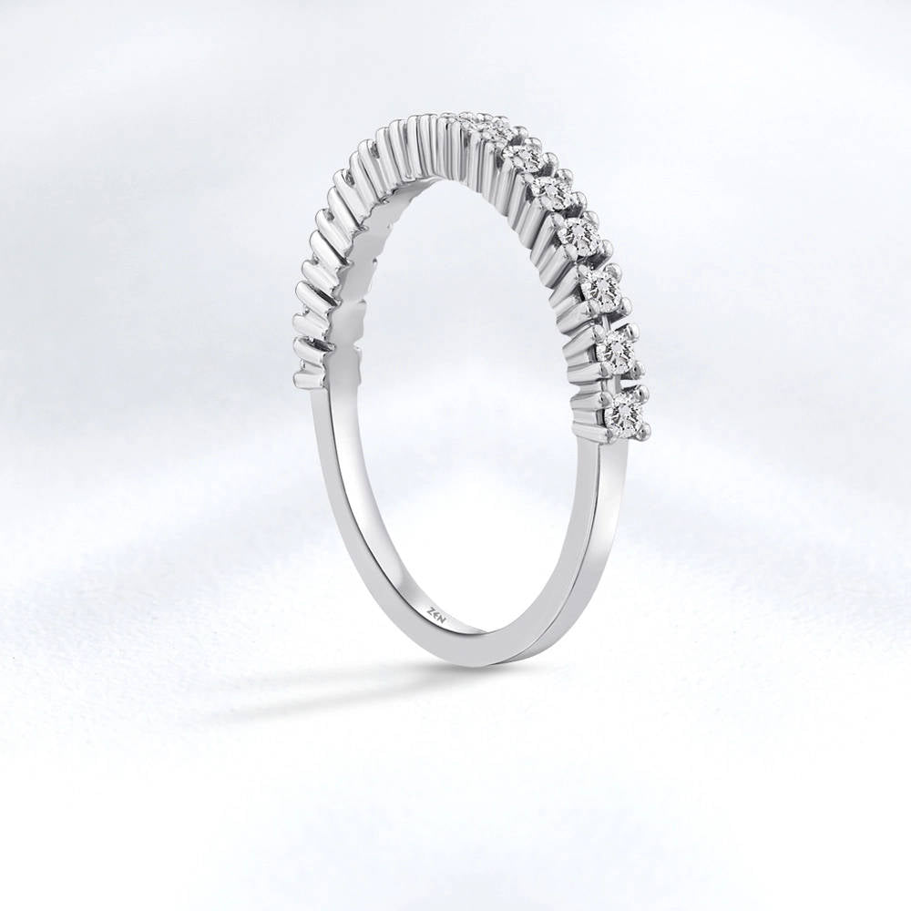Half Eternity Diamond Ring