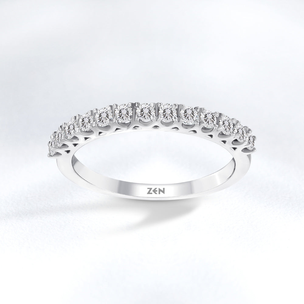 Half Eternity Diamond Ring