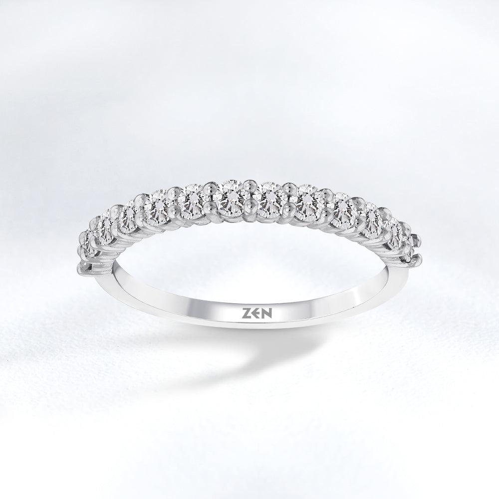 Half Eternity Diamond Ring