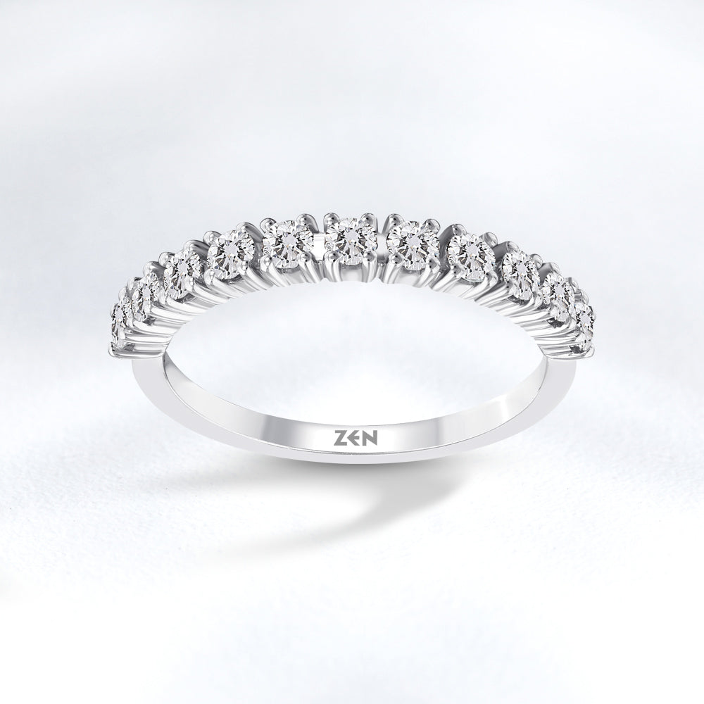 Half Eternity Diamond Ring