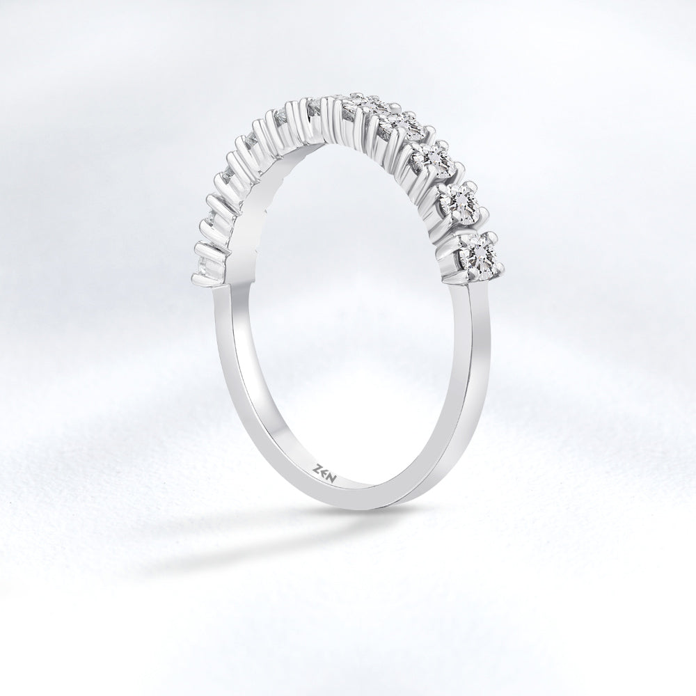 Half Eternity Diamond Ring