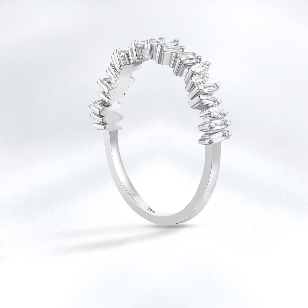 Half Eternity Diamond Ring