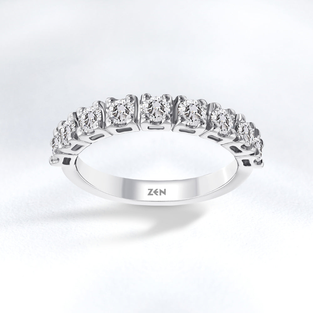 Half Eternity Diamond Ring