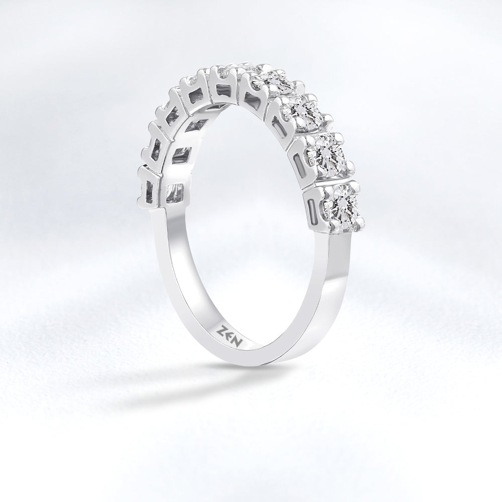 Half Eternity Diamond Ring