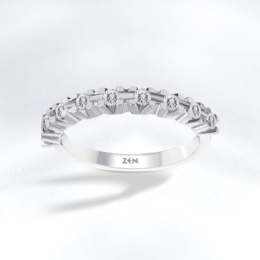 Half Eternity Diamond Ring