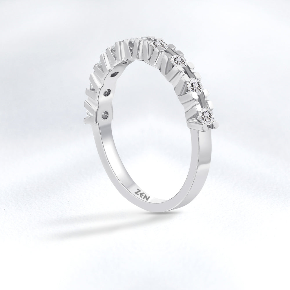 Half Eternity Diamond Ring