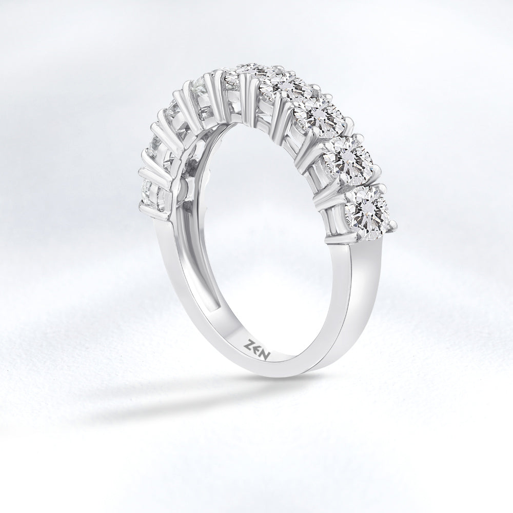 Half Eternity Diamond Ring