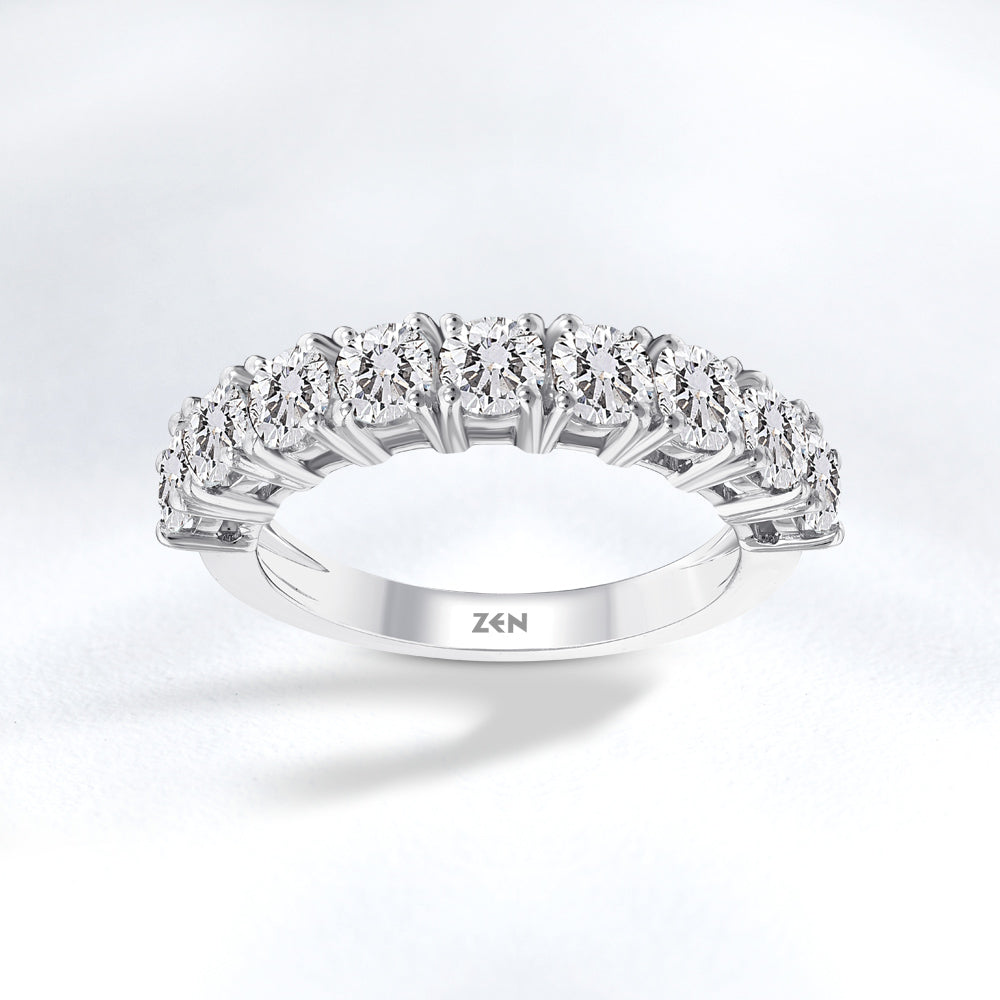 Half Eternity Diamond Ring