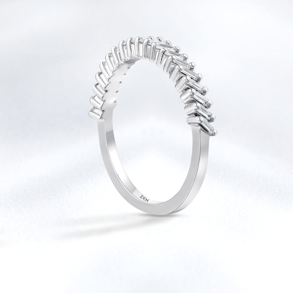 Half Eternity Diamond Ring