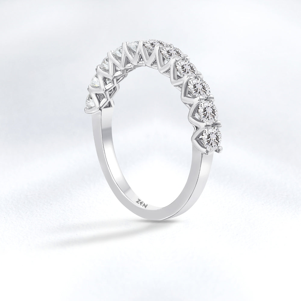 Half Eternity Diamond Ring