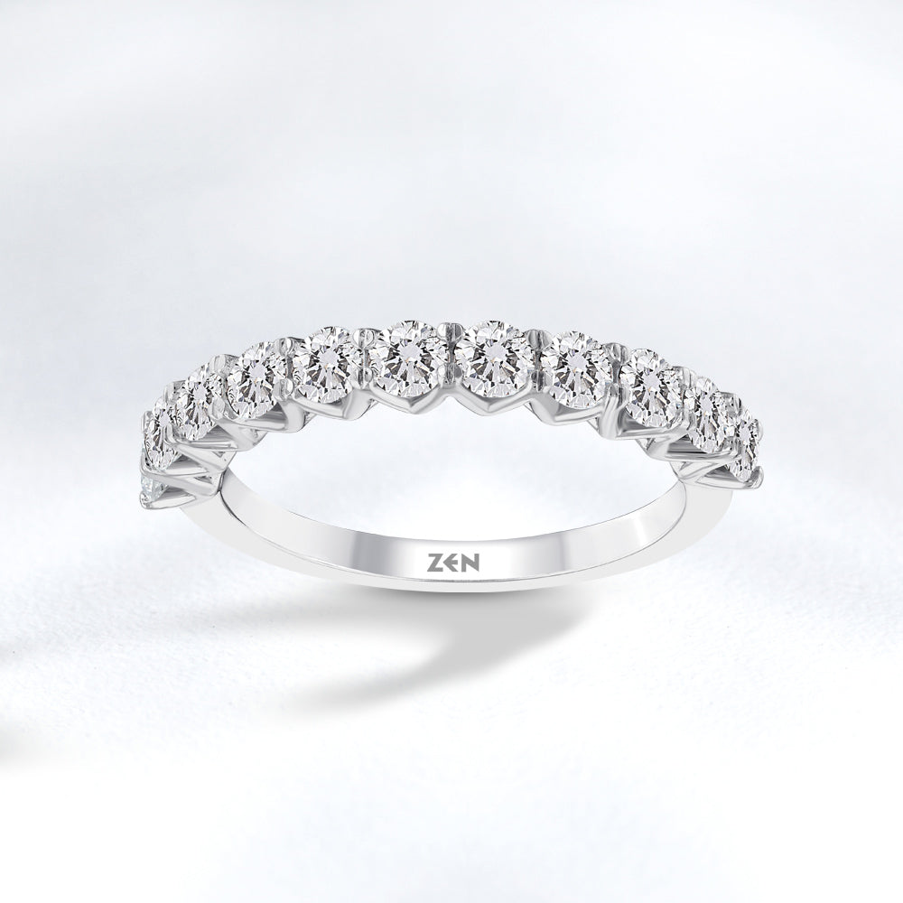 Half Eternity Diamond Ring