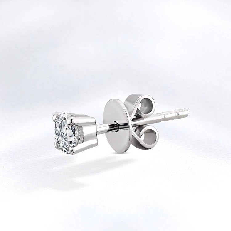 Men Diamond Stud Earrings