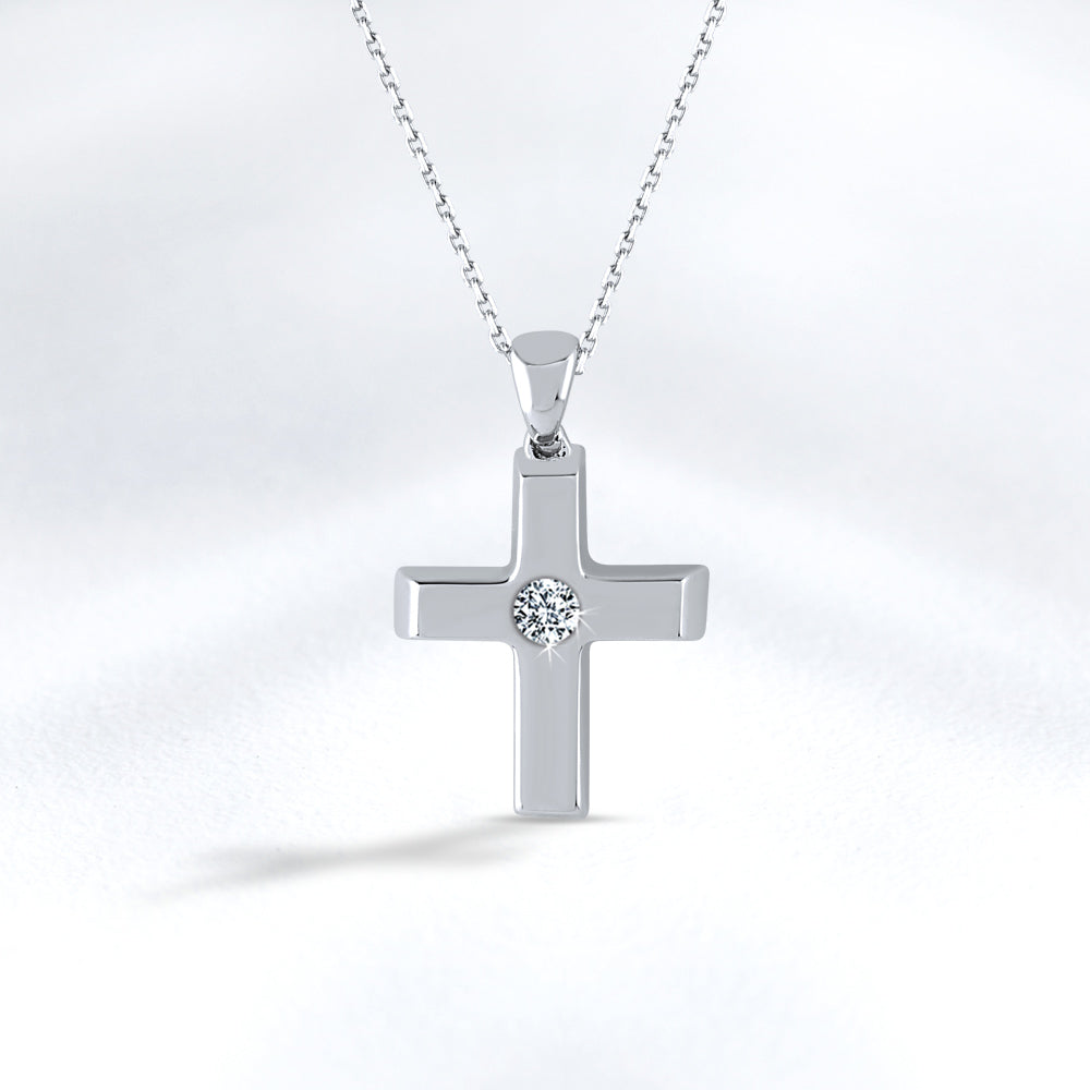Cross Diamond Pendant