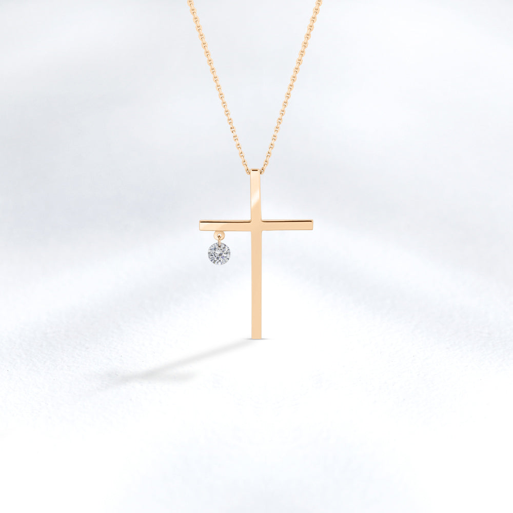 Cross Diamond Pendant