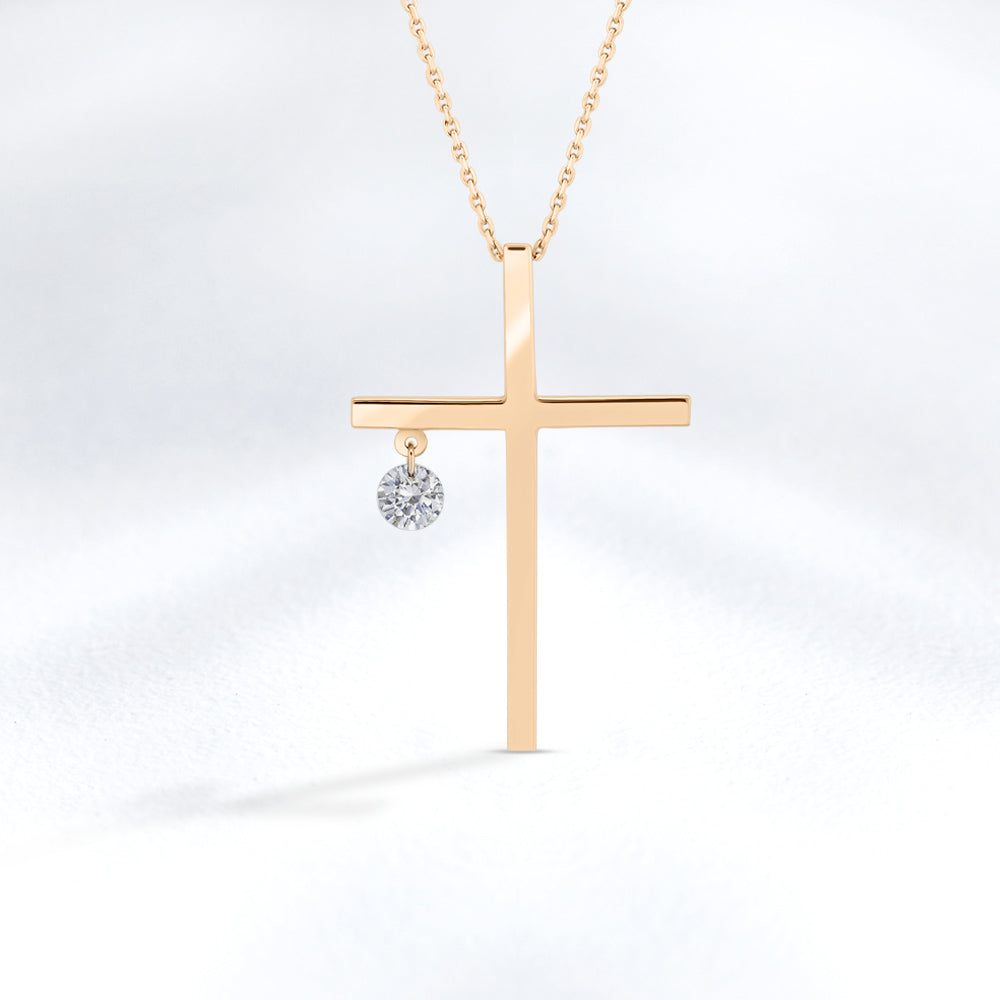 Cross Diamond Pendant