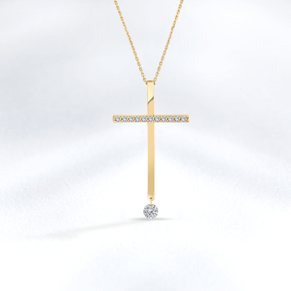 Cross Diamond Pendant