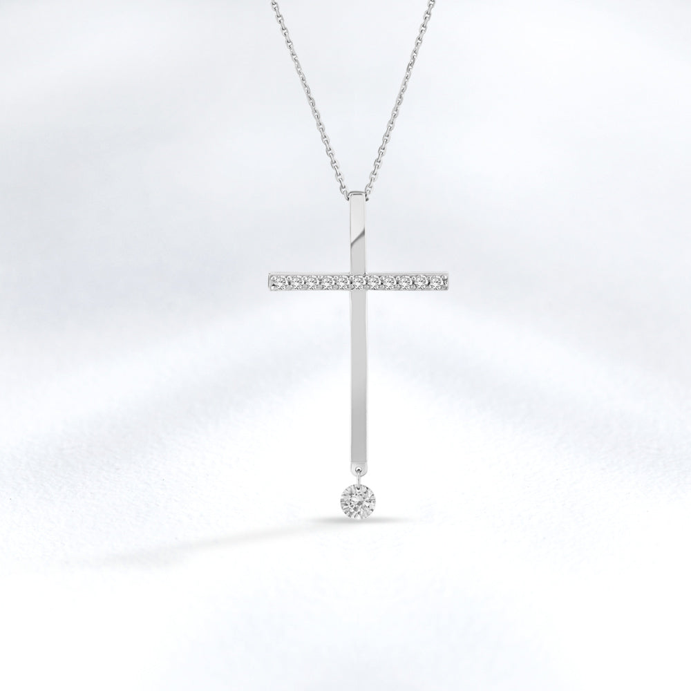 Cross Diamond Pendant