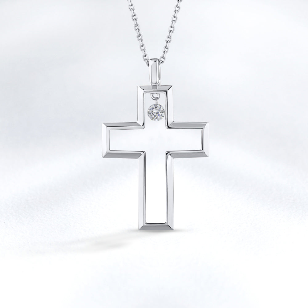 Cross Diamond Pendant