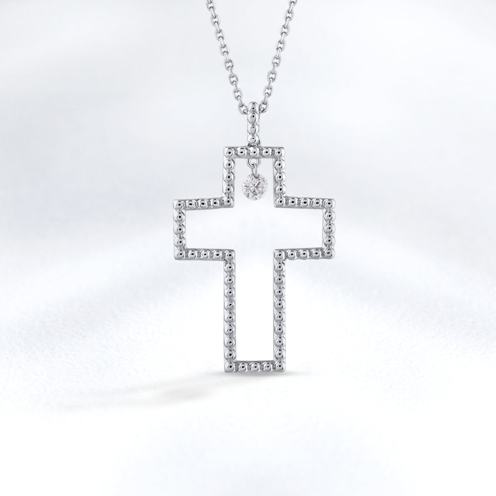 Cross Diamond Pendant
