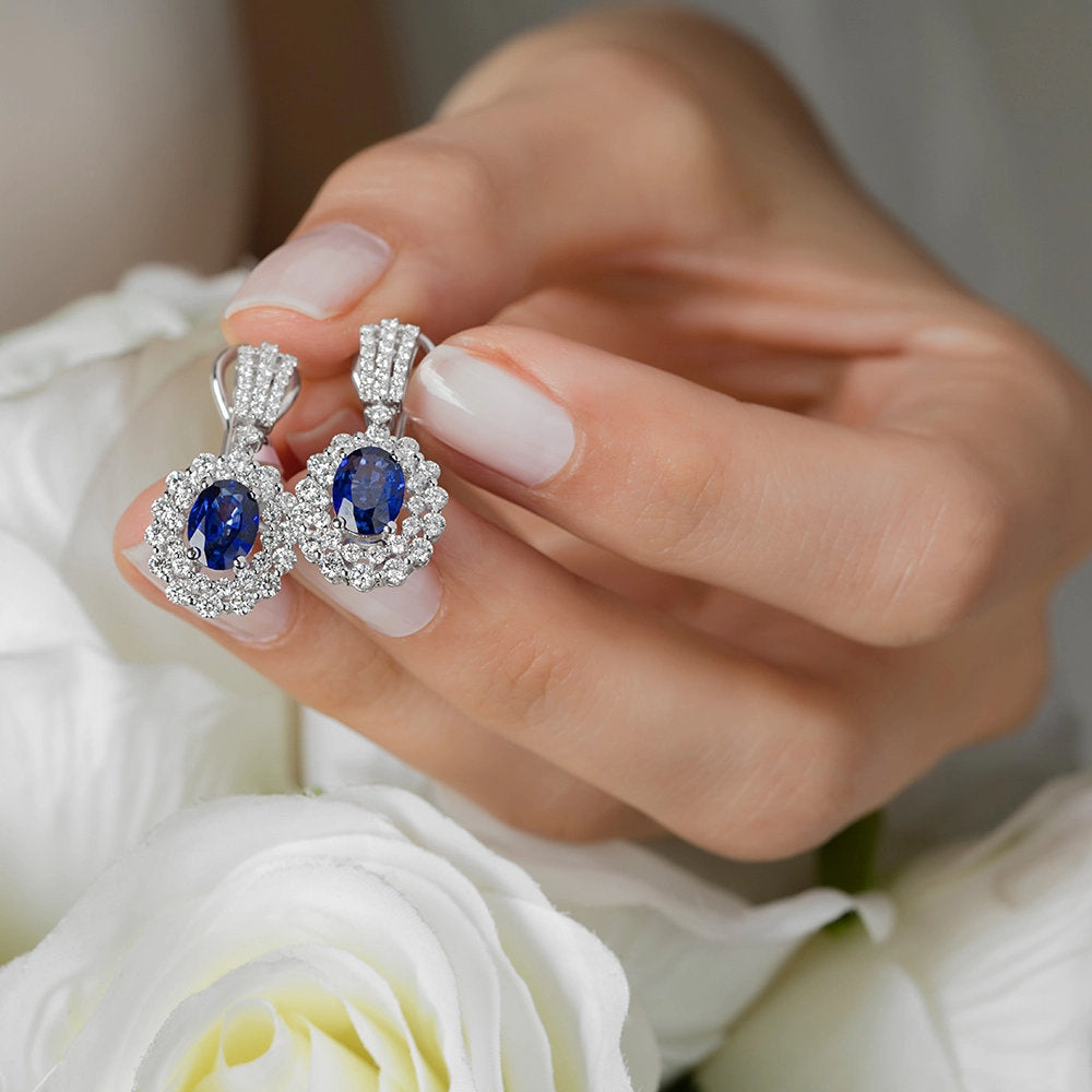 Sapphire Stud Earrings