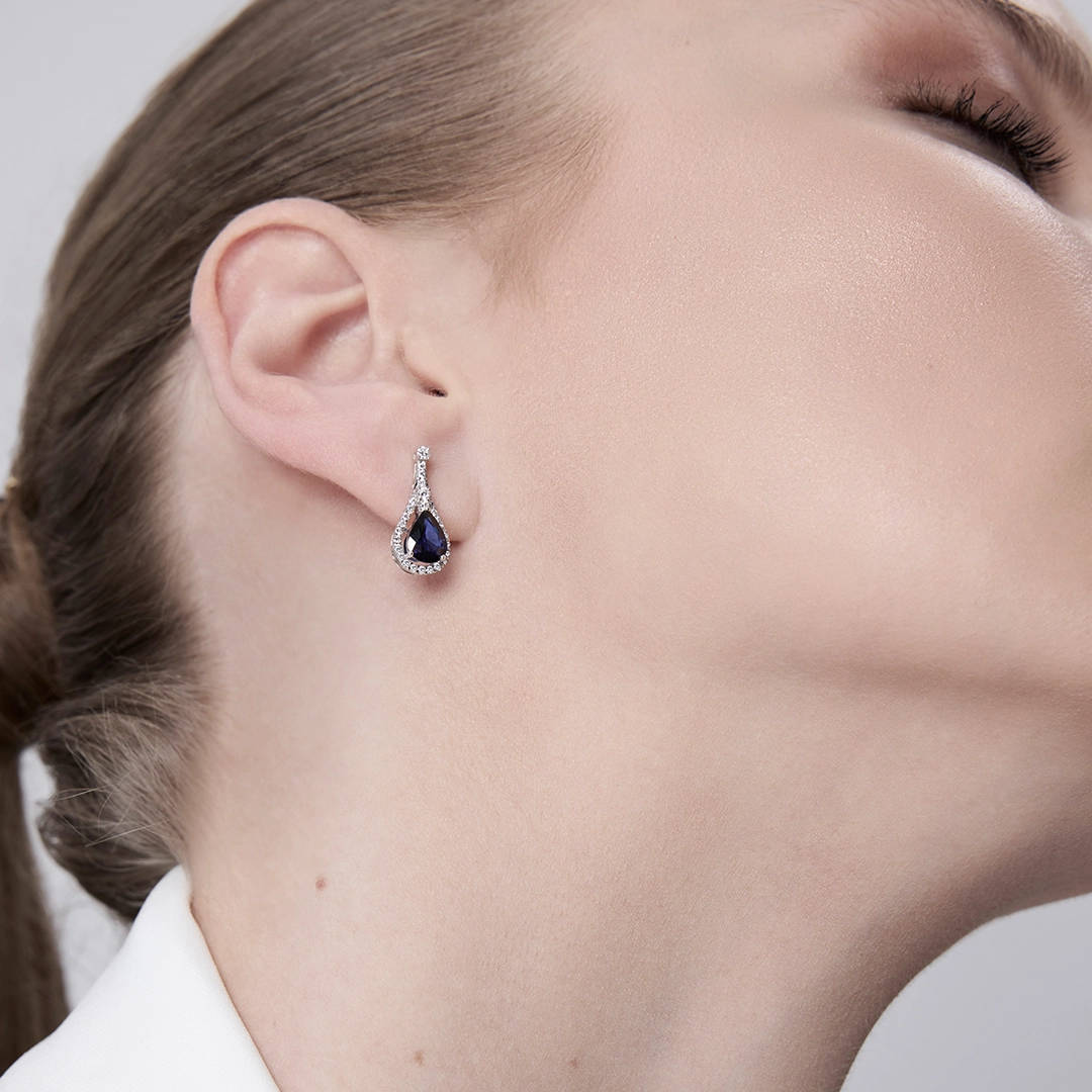 Sapphire Stud Earrings