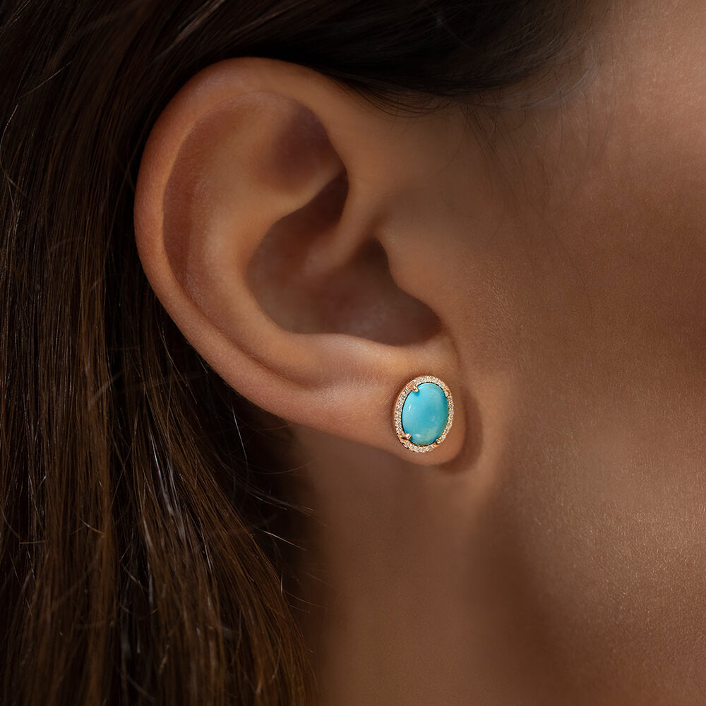 Turquoise Stud Earrings